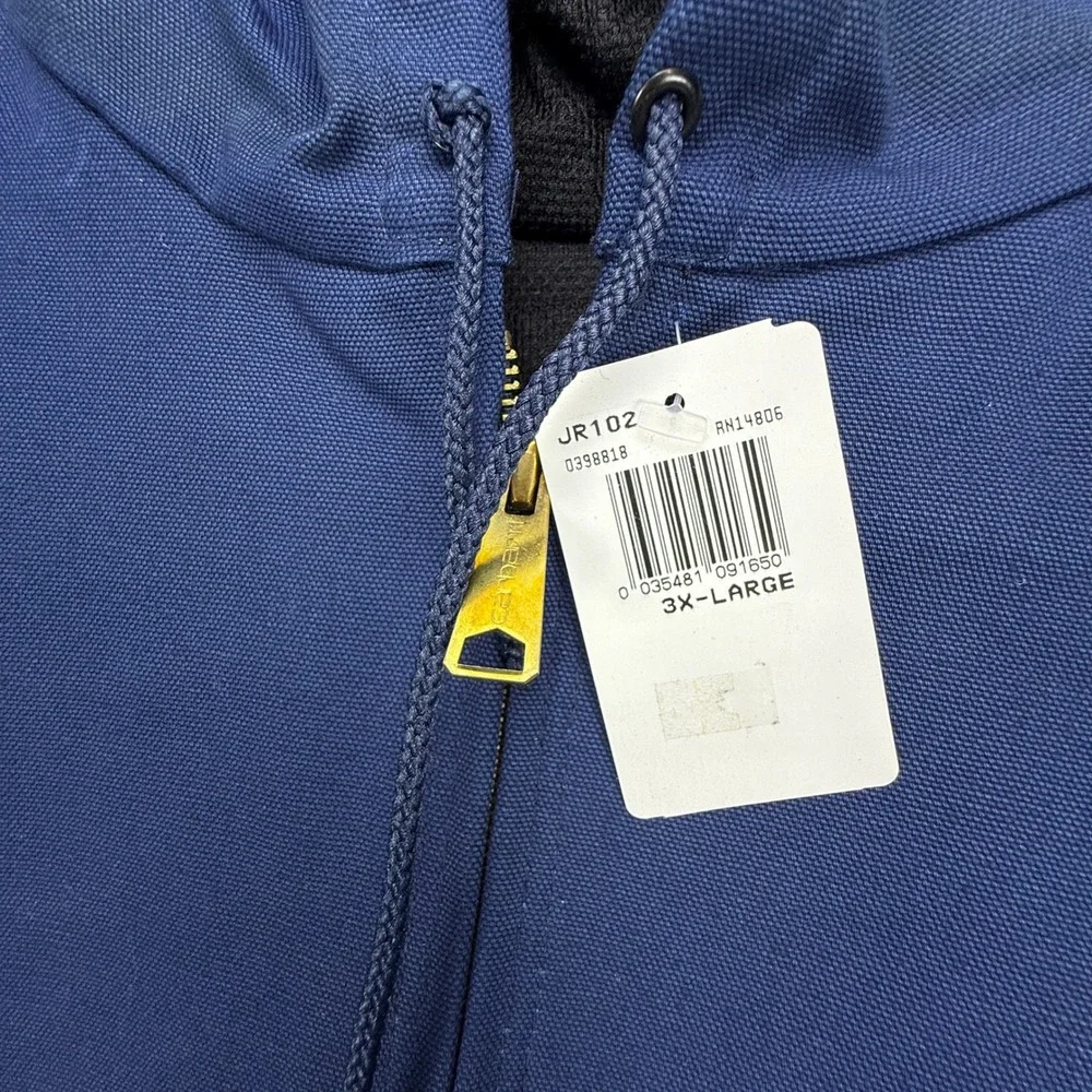 Carhartt Active Jacket Thermal Lined Mens 3XL J03 NVY JR102 Blue NWT NOS